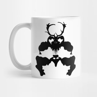 Mysterious Rorschach Stag Mug